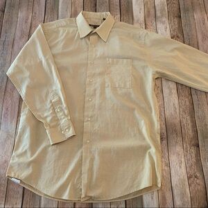 Vintage BCBG mens slim fit long sleeve button down shirt | size Large